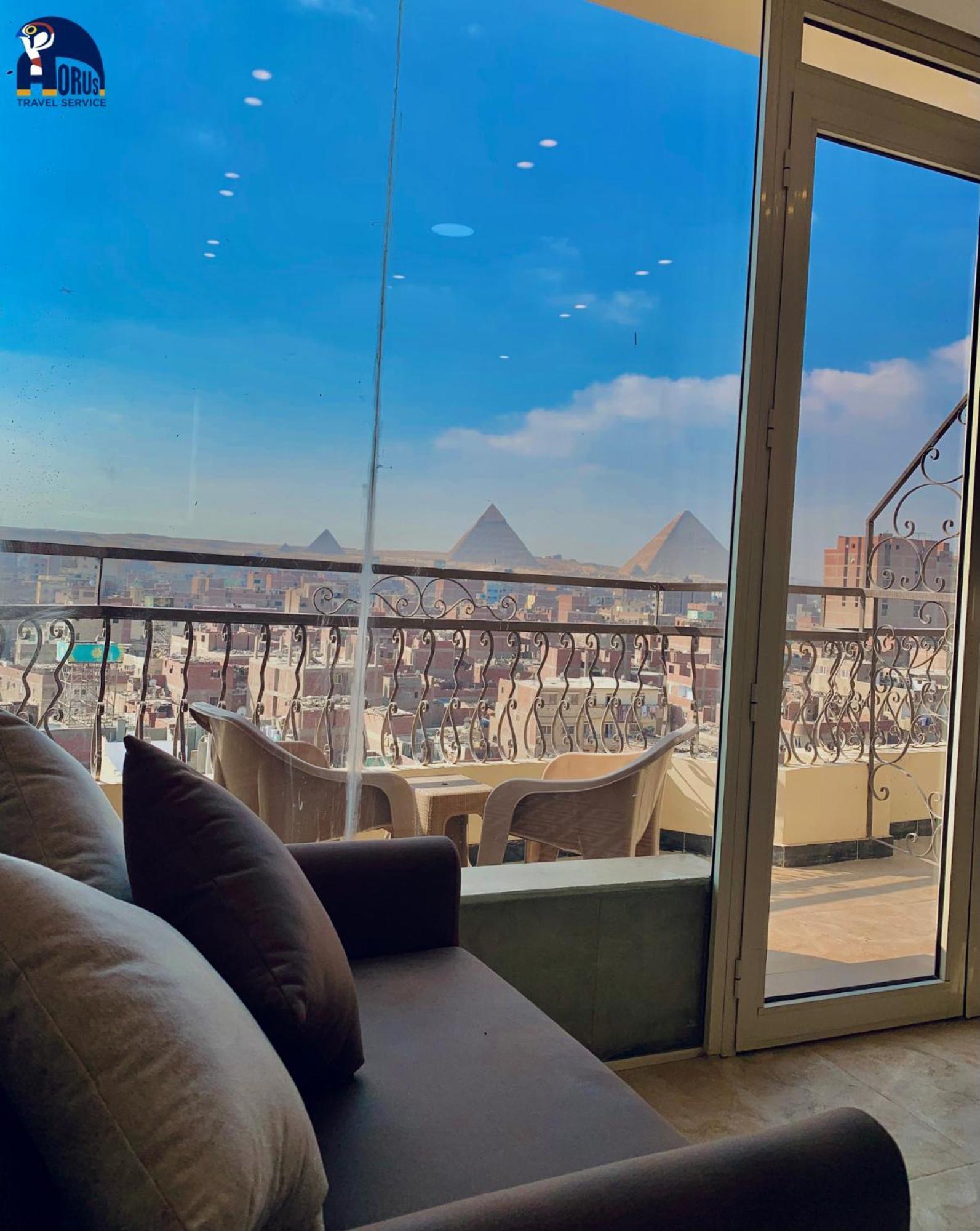 Horus Horizon Inn Pyramids View Kafret el-Gabal Eksteriør billede